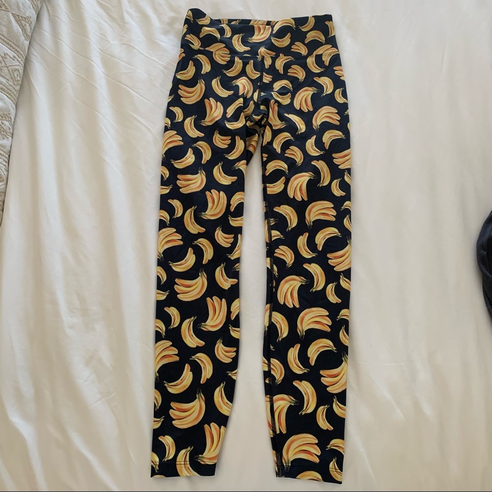 Show Me Your Mumu Banana printed leggings size S
